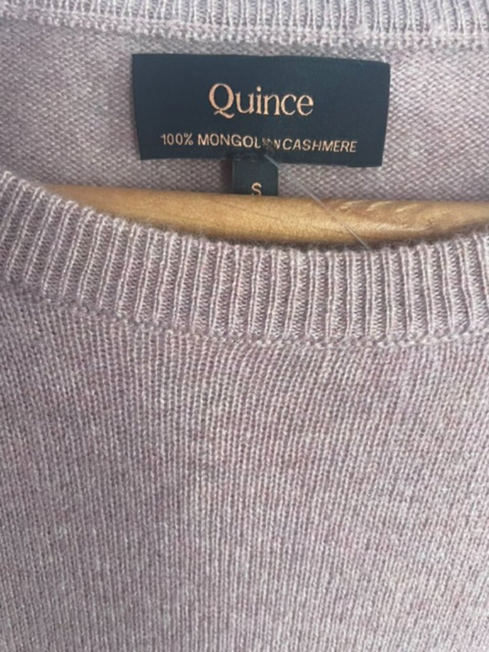 NWOT-100% Mongolian Cashmere (Quince) Size S - Picture 2 of 3